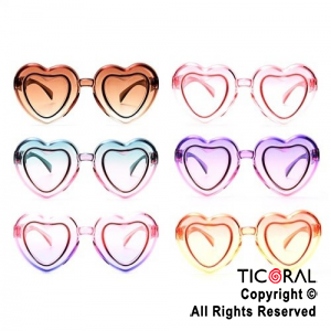 ANTEOJO CORAZON DEGRADE COLORES SURTIDOS X 1